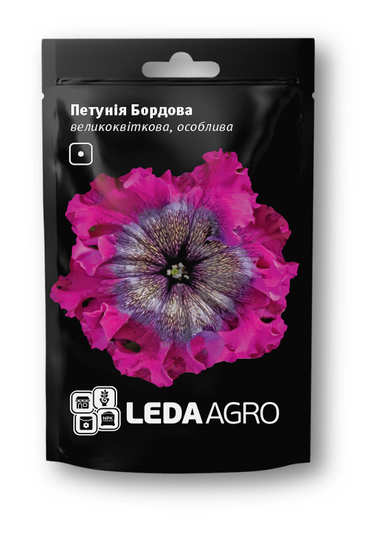 Петунія Бордова F1, великоквіткова, особлива 50 шт (Leda Agro), фото 1