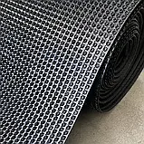 Рулон 90х1500 см. щетинисте покриття/брудозахисна доріжка чорна PLASTTURF 39, ширина 90 см, фото 4