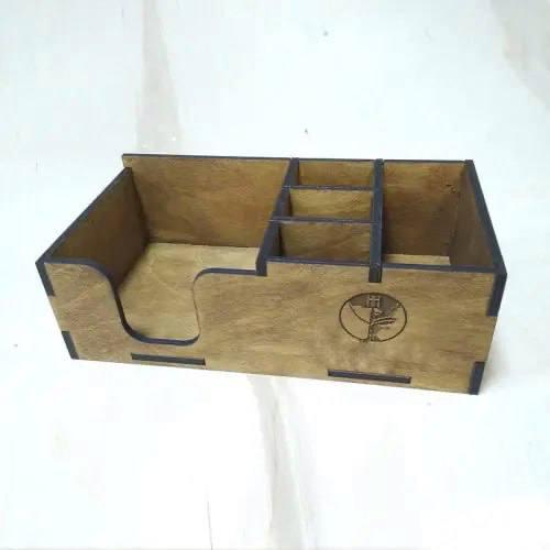 Дерев'яний барний органайзер 30х15х6см 3мм, фото 1