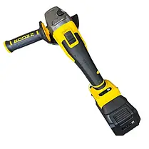 Кутова шліфмашина акумуляторна 21 В 125 мм Zegor Profesional AGP-21BL болгарка з безщітковим двигуном, фото 4