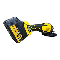 Кутова шліфмашина акумуляторна 21 В 125 мм Zegor Profesional AGP-21BL болгарка з безщітковим двигуном, фото 5