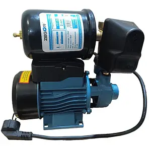 Насосна станція для подачі води 370 Вт 35 м Zegor AU-QB60-2VT станція для перекачування чистої води, фото 3