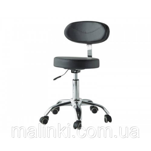 Стілець для майстра модель 002, Чорний, фото 1