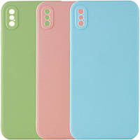 Силіконовий чохол Candy Full Camera для Apple iPhone X / XS (5.8")