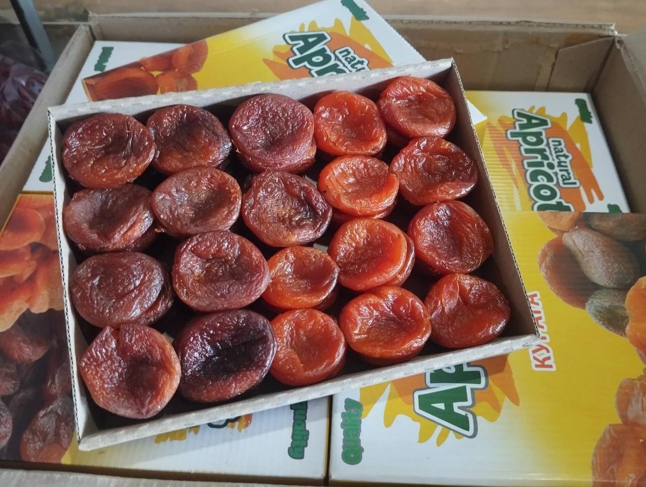 Курага Мікс фасована 1кг Узбекистан в ящику 20кг