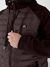 Чоловічий спортивний костюм на флісі шоколадний великого розміру Розміри: 48.50. 52. 54. 56. 58., фото 3