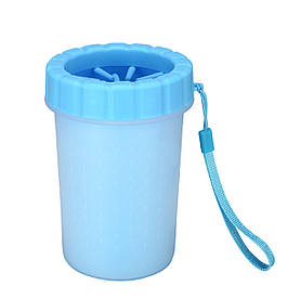 Лапомийка для собак, універсальна мийка для лап тварин після прогулянки SOFT GENTLE XL 10x14 см синя