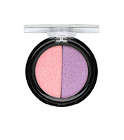 Тени для век - Aden Cosmetics Shine Eyeshadow Powder Duo, 04 - Rose/Purple