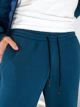 Чоловічий спортивний костюм на флісі морська хвиля великого розміру Розміри: 48.50. 52. 54. 56. 58., фото 4