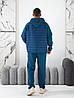 Чоловічий спортивний костюм на флісі морська хвиля великого розміру Розміри: 48.50. 52. 54. 56. 58., фото 6