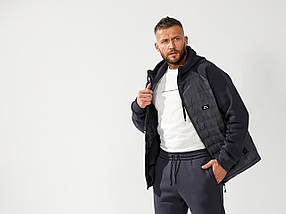 Чоловічий спортивний костюм на флісі графіт великого розміру Розміри: 48.50. 52. 54. 56. 58., фото 3