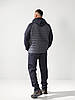 Чоловічий спортивний костюм на флісі графіт великого розміру Розміри: 48.50. 52. 54. 56. 58., фото 8