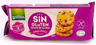 Печиво Без Глютену з Шоколадною Крихтою Gullon Sin Gluten Chip Choco 125 г Іспанія