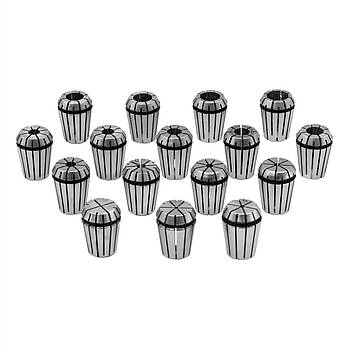 Набір цанг ER25 16 штук, 1-16 мм, фото 1