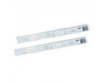 Лінійка пласт. 30 см Геометрія