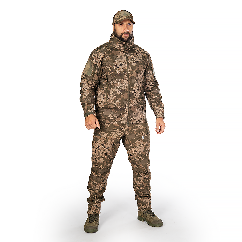 Костюм тактичний камуфляжний Phantom SoftShell 2.0 Піксель, фото 1