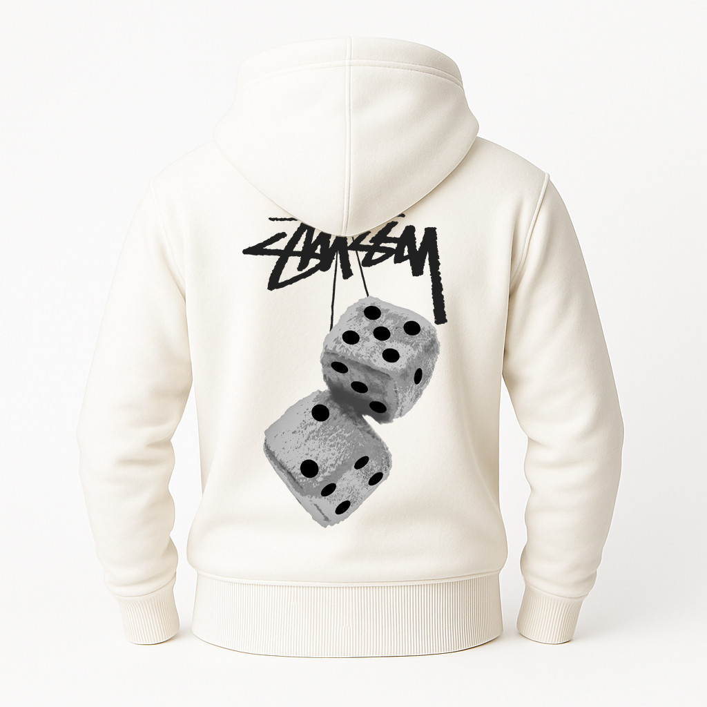 Худі Stussy біла тепла м’яка якісна на флісі з начосом, фото 1