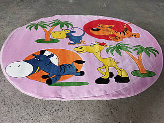 Килим дитячий 2x2.5 Туреччина рожевий