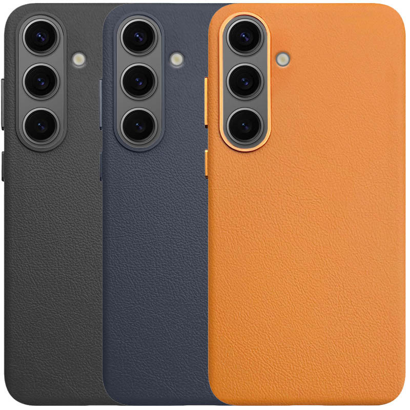 Шкіряний чохол Leather Case (AAA) для Samsung Galaxy S25, фото 1