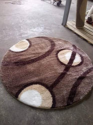 Килим коричневий 2x2 Туреччина круг