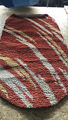 Килим овальний 1.5x3 Туреччина теракотовий