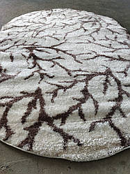 Килим овальний 0.8х1.5 бежевий Туреччина