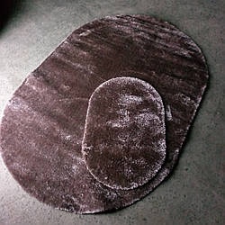 Килим коричневий 1.6х2.4 Туреччина овальний