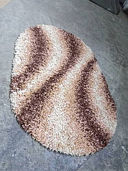 Килим високоворсний Туреччина 3x4 беж овал