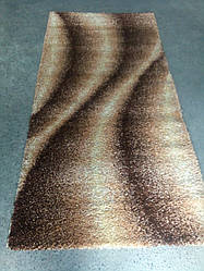 Килим ворсистий бежевий 1.5x3 Туреччина прямокутний