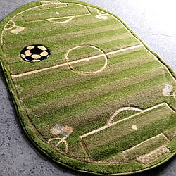 1.00х1.50 Дитячий килим ''Футбольне Поле'' овал