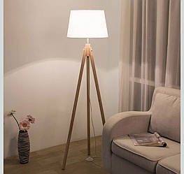 Торшер дерев'яний сучасний 154см  223014