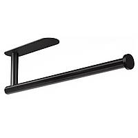 Тримач для паперових рушників металевий настінний Чорний