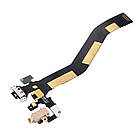 Плоский кабель для Meizu MX6 з роз'ємами для зарядки та гарнітури, чорного кольору