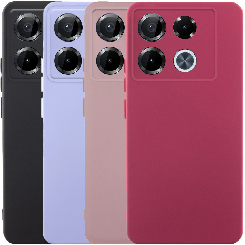 Чохол TPU GETMAN Liquid Silk Full Camera для Infinix Note 40 Pro 4G, фото 1