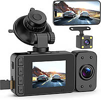 Автомобільний відеореєстратор Dash Cam Dasch Camera Без Кабеля Камера Mini Daschcam Dascam Roof Cam з моніторингом паркінга G-Sens