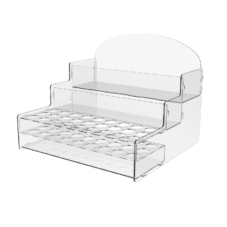 Підставка EKOSTAR для пробників і сашетів із акрила 250х220х185, фото 1