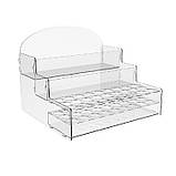 Підставка EKOSTAR для пробників і сашетів із акрила 250х220х185, фото 2