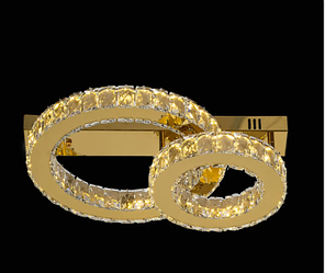 Світлодіодна люстра в золоті 72ват 49см  на пульті керування 227672