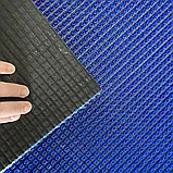 Рулон 90х1500 см. щетинисте покриття/ брудозахисна доріжка синя PLASTTURF 77, ширина 90 см, фото 2