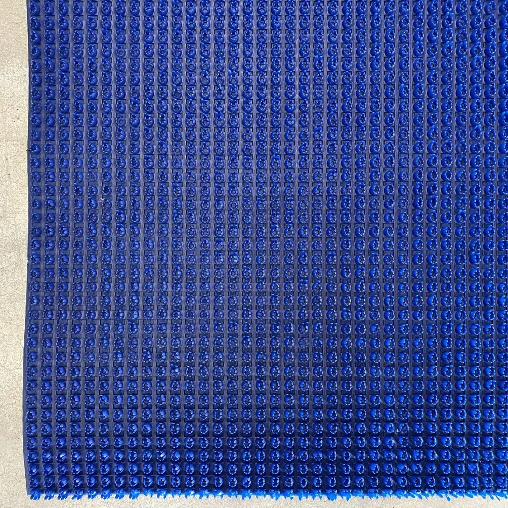Рулон 90х1500 см. щетинисте покриття/ брудозахисна доріжка синя PLASTTURF 77, ширина 90 см, фото 1