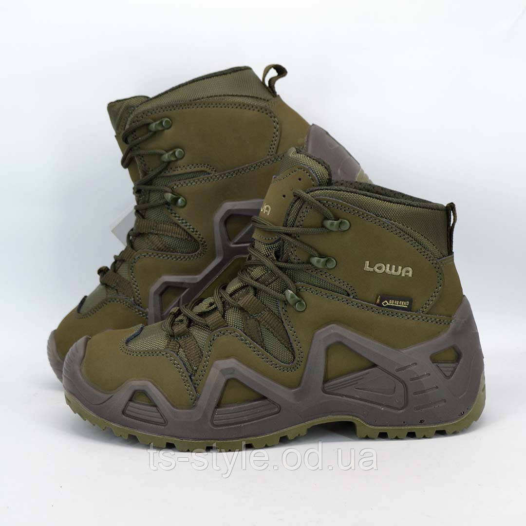 Тактичні черевики Лова Gore-Tex в кольорі Ranger Green, фото 1