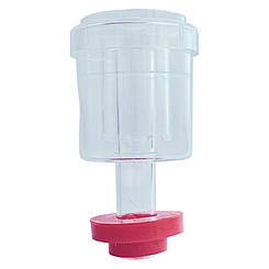 Міні гідрозатвор ферментаційний, двокамерний з силіконовою прокладкою