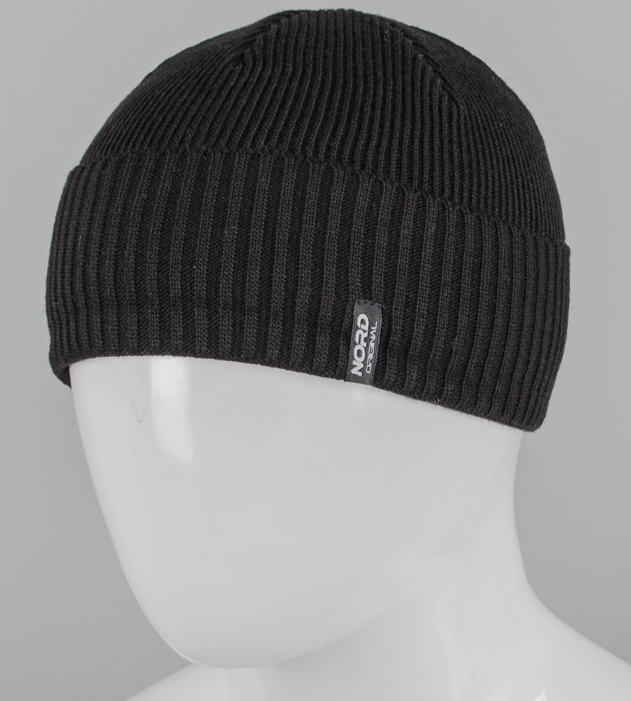 В'язана шапка з відворотом на флісі Nord (251252), фото 1