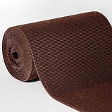 Рулон 90х1500 см. щетинисте покриття/ брудозахисна доріжка коричнева PLASTTURF 37, ширина 90 см, фото 5