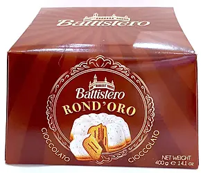 Battistero Rond’oro Cioccolato 400 г – різдвяний кекс з шоколадним кремом