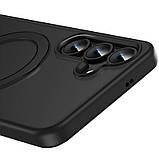 TPU+PC чохол MagSafe Colorful HQ Ring для Samsung Galaxy S25, фото 4