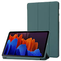 Чохол Silicone Samsung Galaxy Tab S10 FE, S10 Lite, S9, S9 FE Темно-зелений