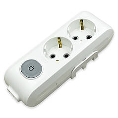 Колодка Viko Multi-let 2 гнізда із заземленням та кнопкою (90118200)