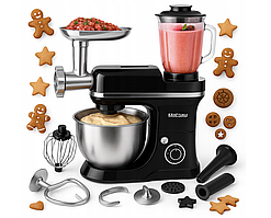 Планетарний кухонний комбайн  3000 Вт / 5 л Kraft&Dele KD4147 міксер, блендер та м'ясорубка