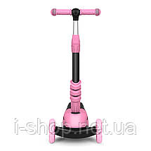 Самокат дитячий триколісний Ricokids Todi рожевий, фото 5